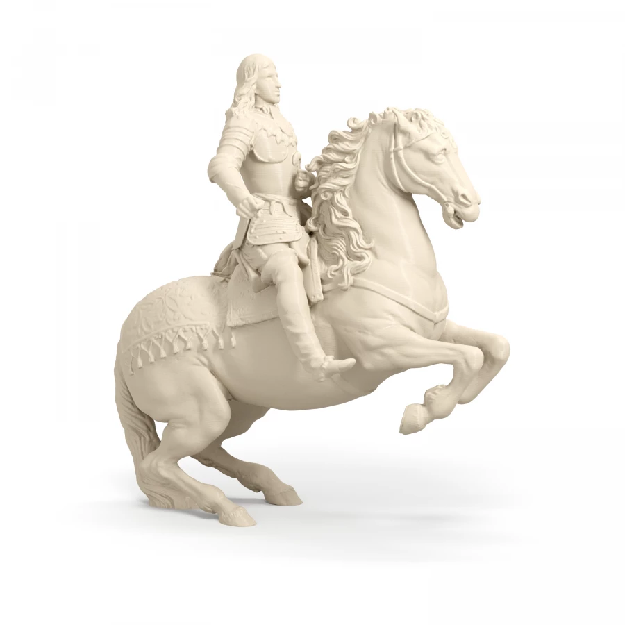 “King Charles II of Spain on Horseback” by Giacomo Serpotta 