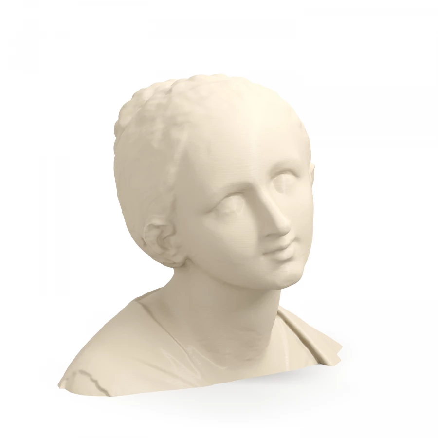 “Serpotta Head of a Woman” by Giacomo Serpotta  from the Villa Tasca collection