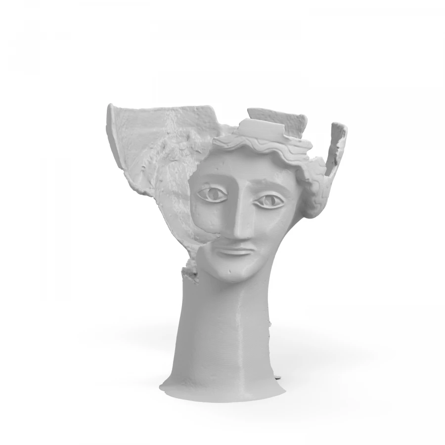 Phoenician Double Headed Vase of a Woman