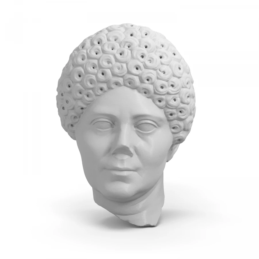 “Patrician Portrait of a Woman” by Unidentified Sculptors  from the Archeological Park of Ostia Antica collection