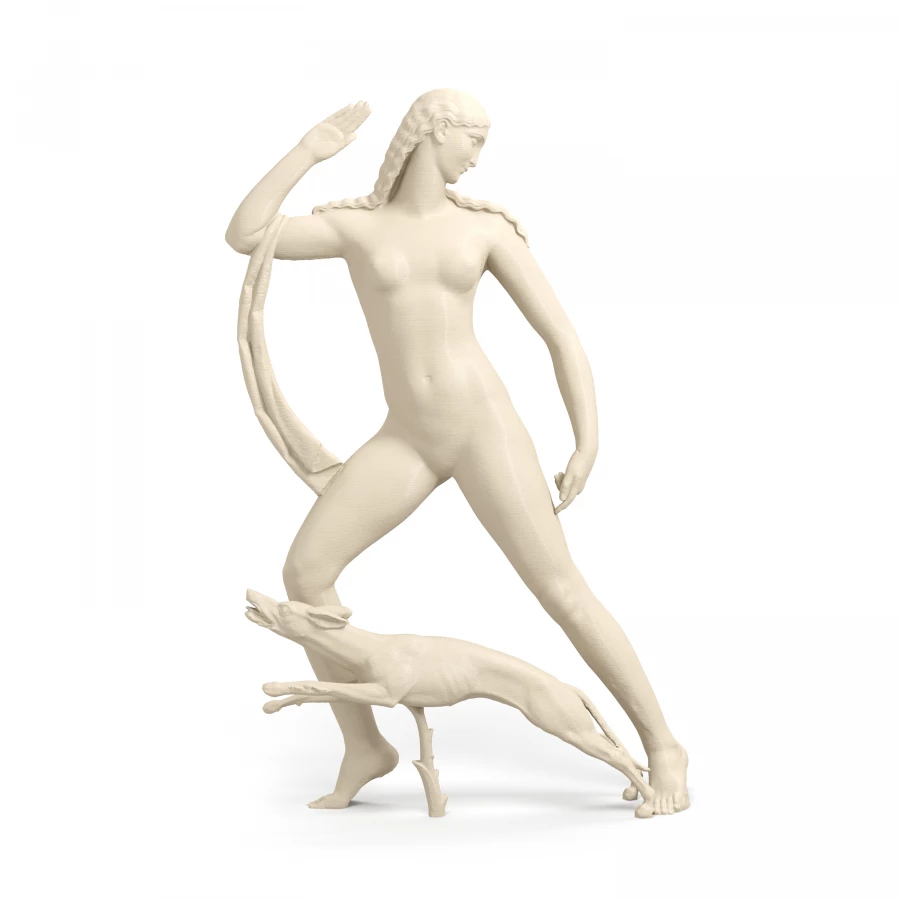 “Diana the Huntress” by Nino Geraci  from the Palazzo Branciforte Museum collection